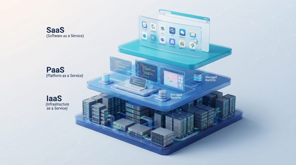 IaaS PaaS and SaaS cloud computing service models