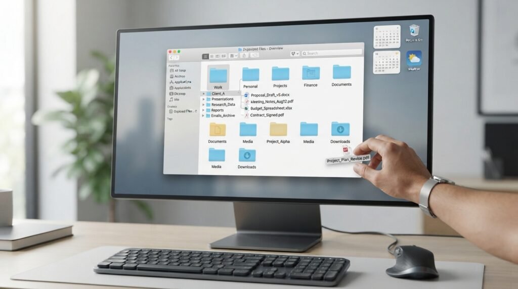 Organized computer files and folders for better file management
