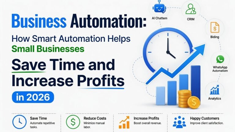 Business Automation: How Smart Automation Helps Small Businesses Save Time and Increase Profits in 2026