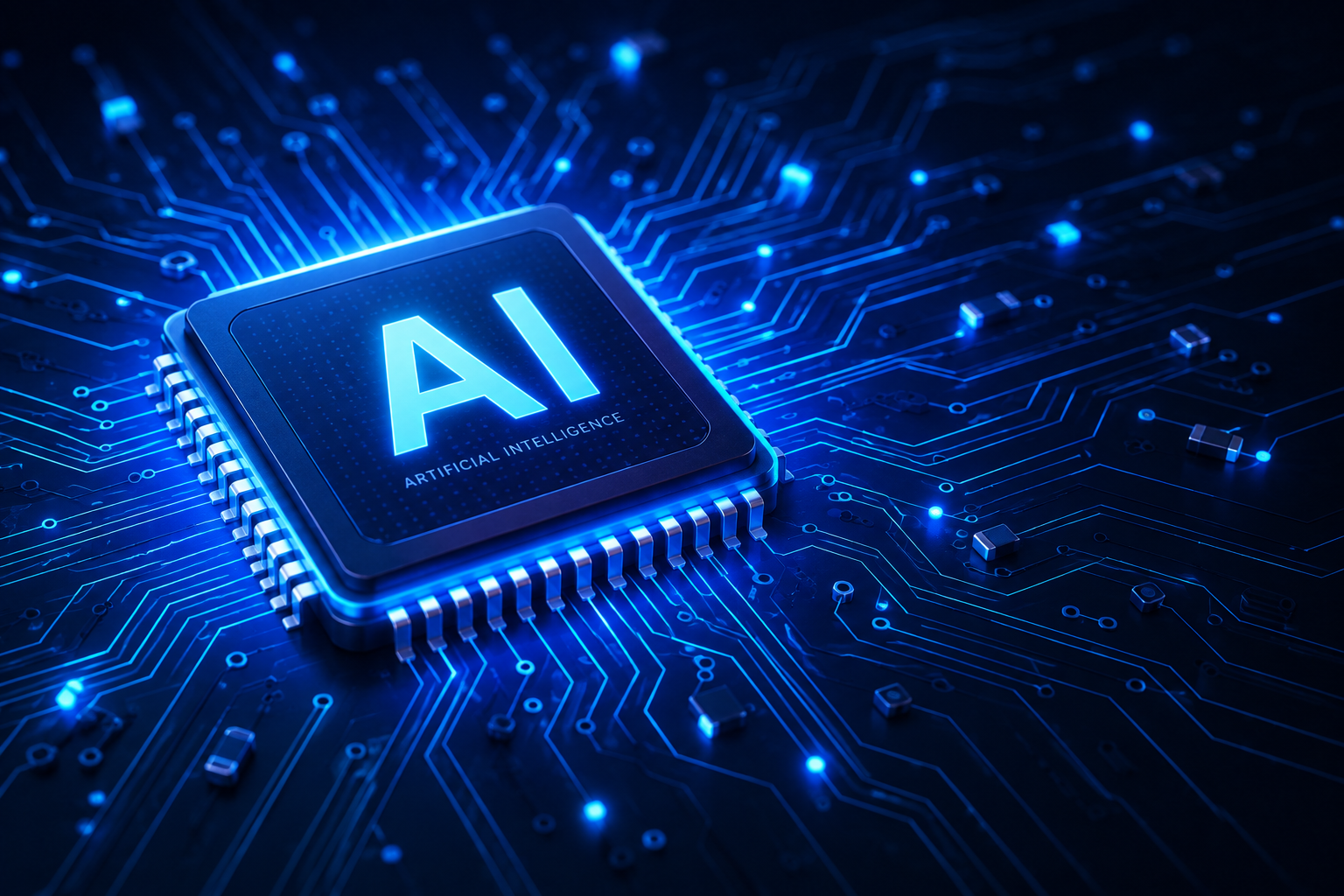 Artificial intelligence technology illustration